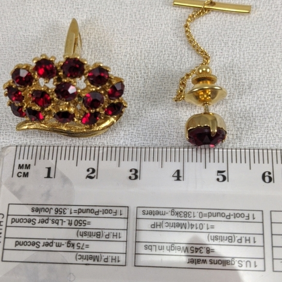 ๐จ๐ฆ 1950s Unisex Cufflinks & Tie tack - Picture 4 of 6